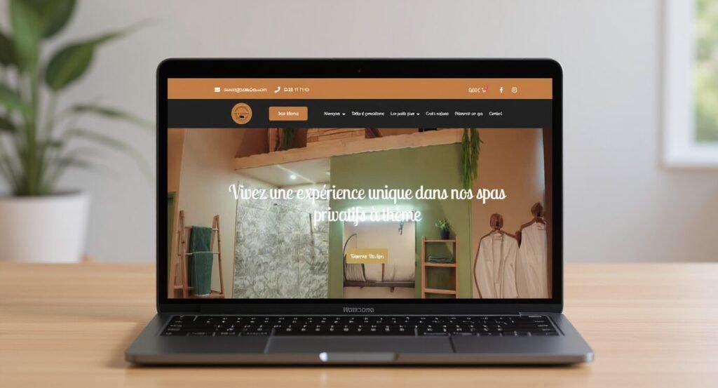 Bulles2Spa, site vitrine e-commerce pour un spa privatif